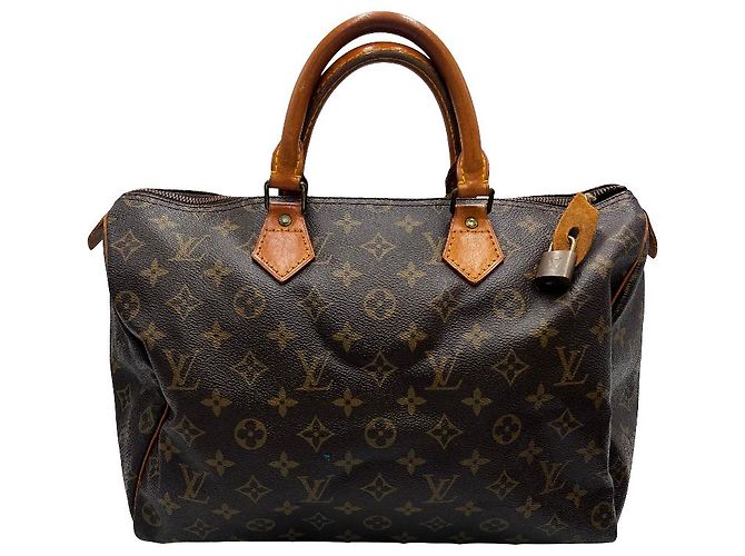 Louis Vuitton Speedy Monogram Canvas 35 Braun