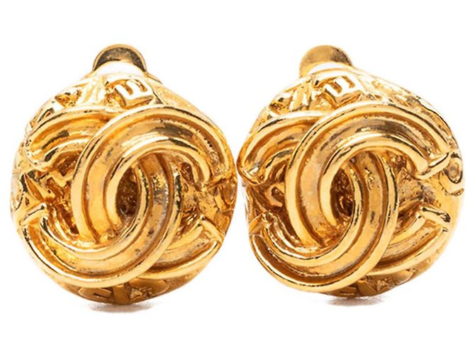 Timeless Orecchini vintage Chanel Coco Mark D'oro 