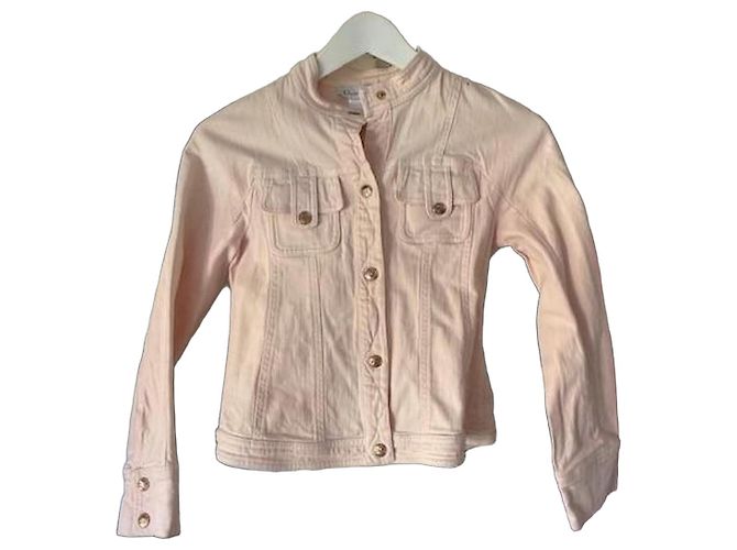 Giacca di jeans rosa Christian Dior per bambina
