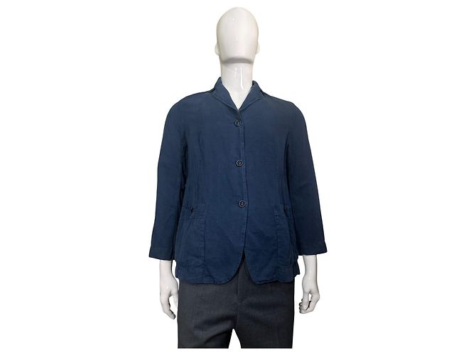 Autre Marque CASEY/CASEY Blazer aus Leinenmischung Dunkelblau