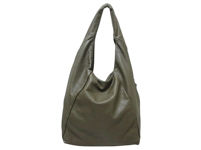 Autre Marque RIPANI Leder 2way Schulterhandtasche Grün Khaki