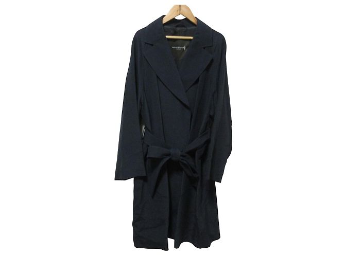 Autre Marque Cappotto in doppio tessuto di acetato e cotone Mackintosh Blu