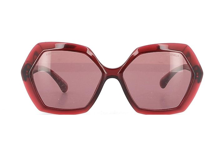Chanel Gafas de sol rojas