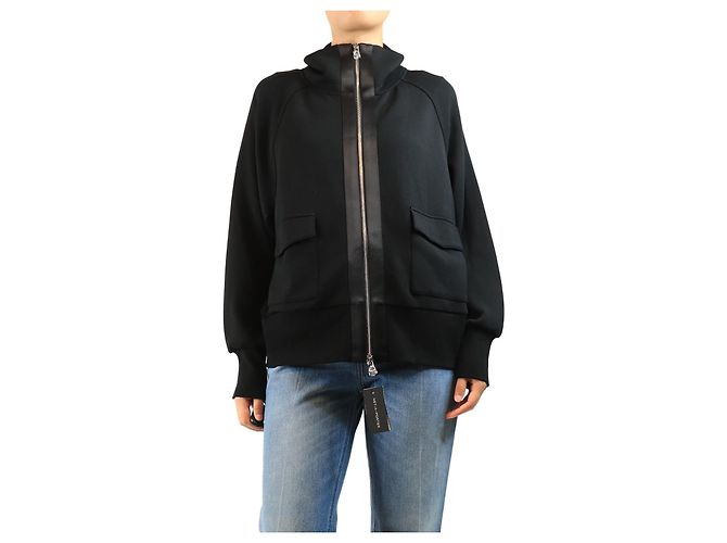 Autre Marque Black Roxbury zip through jacket - size L