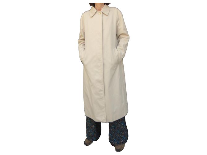Impermeable Burberry de Gabardina Beige