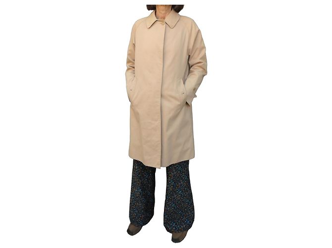 Impermeable Burberrys Beige de Gabardina
