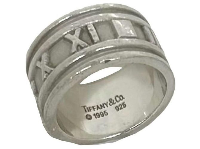 Tiffany & Co Tiffany Atlas Wide Band Ring Silber