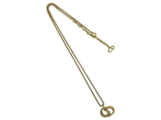 Collana Christian Dior Vintage CD Logo D'oro