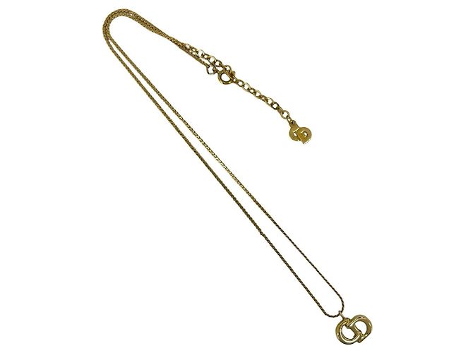 Collana Christian Dior Vintage CD Logo D'oro
