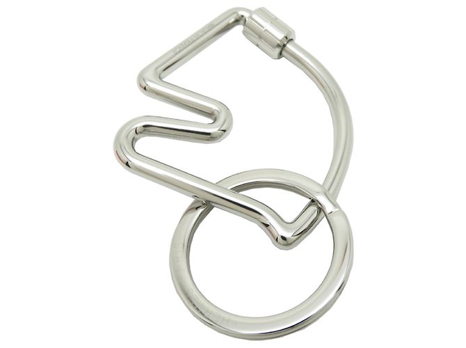 Hermès Portachiavi Hermes Cheval Argento 