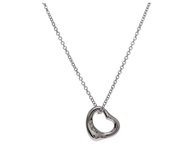 Collana Open Heart in platino e diamanti Tiffany & Co.