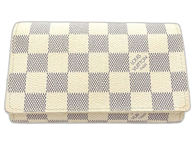 Louis Vuitton Damier Azur Bi-fold Wallet Blue