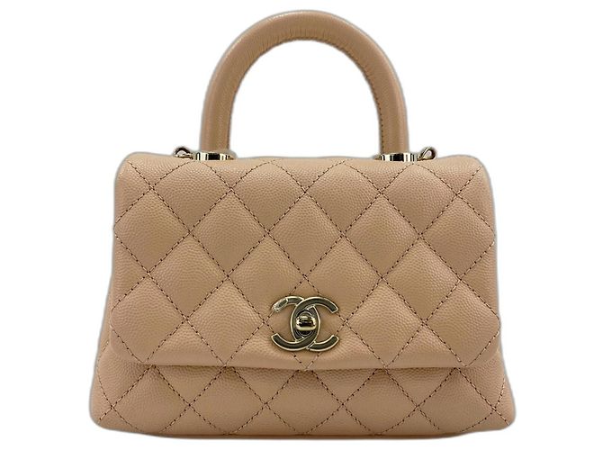 Borsa a Spalla CHANEL Mini Matelassé Rosa