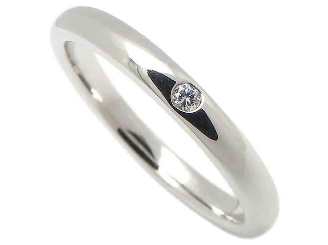 Tiffany & Co. Platin 950 Diamant Stacking-Ring