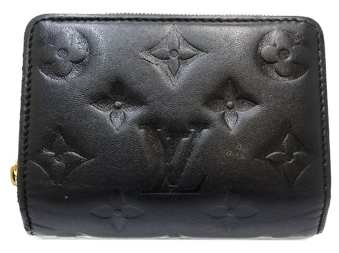 Louis Vuitton Monogram Bi-fold Wallet Black