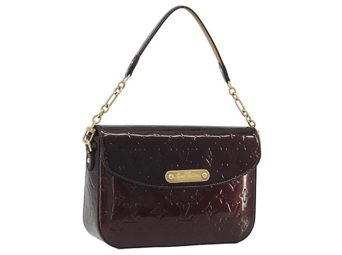 LOUIS VUITTON Borsa Monogram Vernis Rodeo Drive Amarante M93598 LV Auth 193905 Bordò