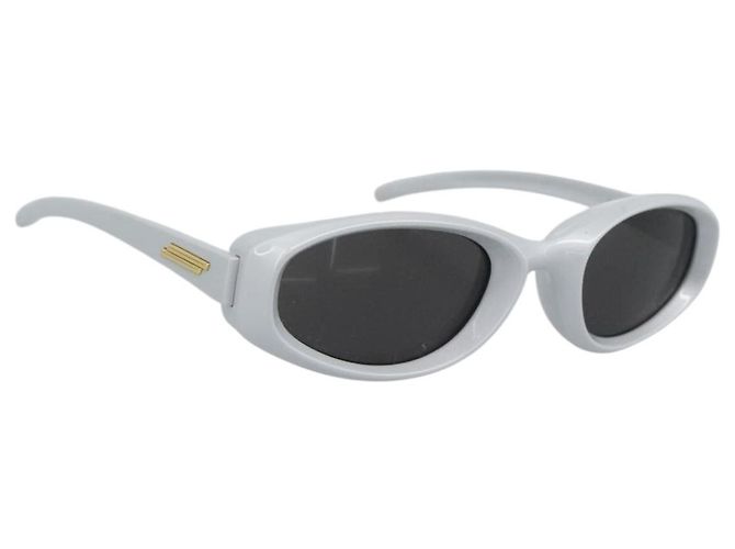 Bottega Veneta Gafas de sol BOTTEGAVENETA de plástico plateado Auth BA14137M Plata