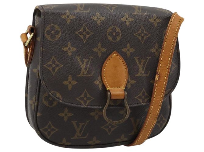 LOUIS VUITTON Bolsa de Ombro Monogram Saint Cloud MM M51243 LV Auth 193923 Monograma
