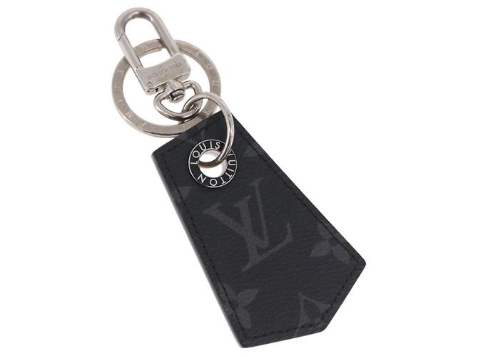LOUIS VUITTON Eclipse Porte Cles Dragonne Key Holder MP1795 LV Auth 191984A Monogramma