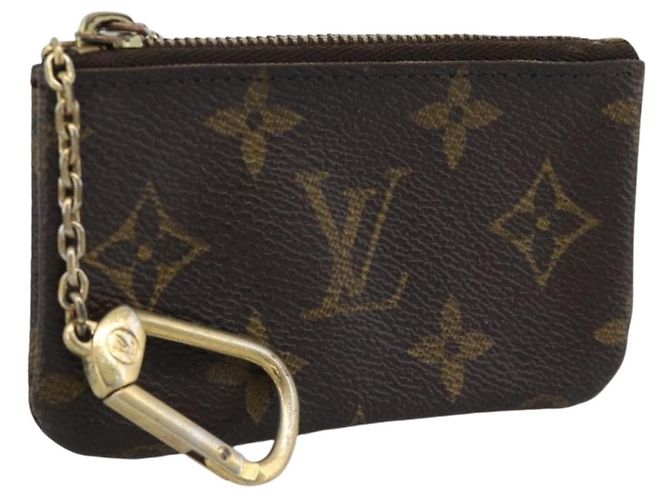 LOUIS VUITTON Monogram Pochette Cles Monedero M62650 LV Auth BA14758 Monograma