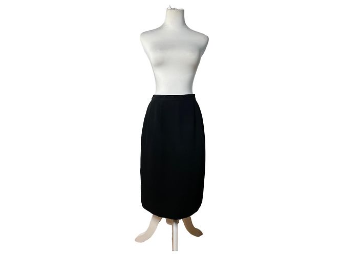 Chloé Vintage Chloe Plisquierock Schwarz L