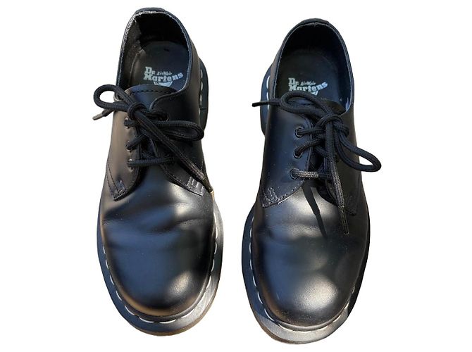 Dr. Martens 1461 Derby in Pelle Nera Nero