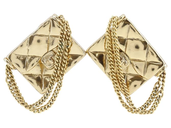 Orecchini Chanel Matelasse placcati oro