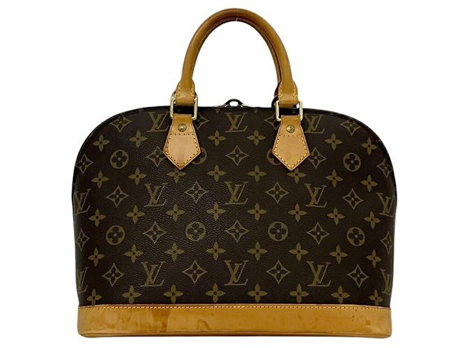 Bolso Louis Vuitton Alma PM Castaño Monograma