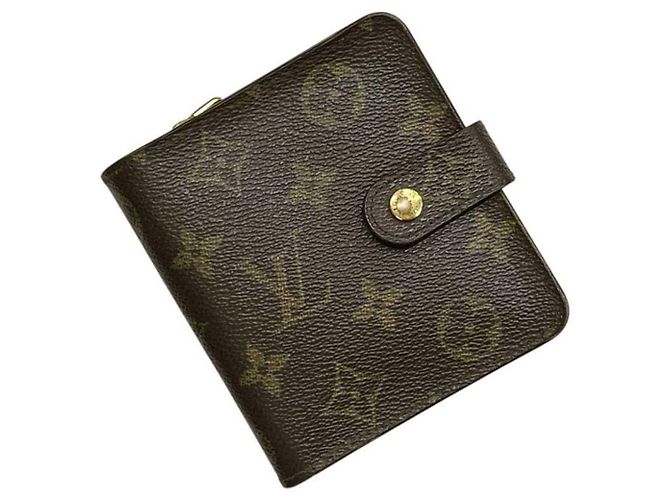 Louis Vuitton Monogram Bi-fold Wallet Brown