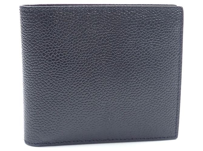 Thom Browne Men's Bi-Fold Wallet Black