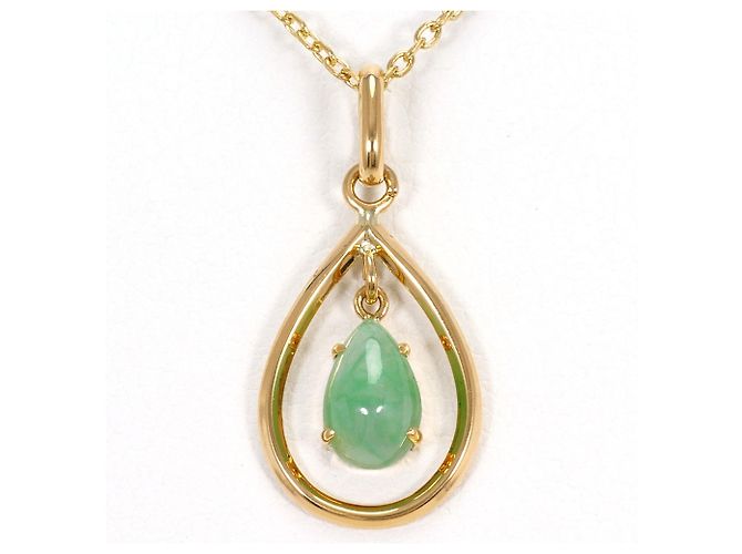 Autre Marque Collana in oro giallo 18K con giada D'oro