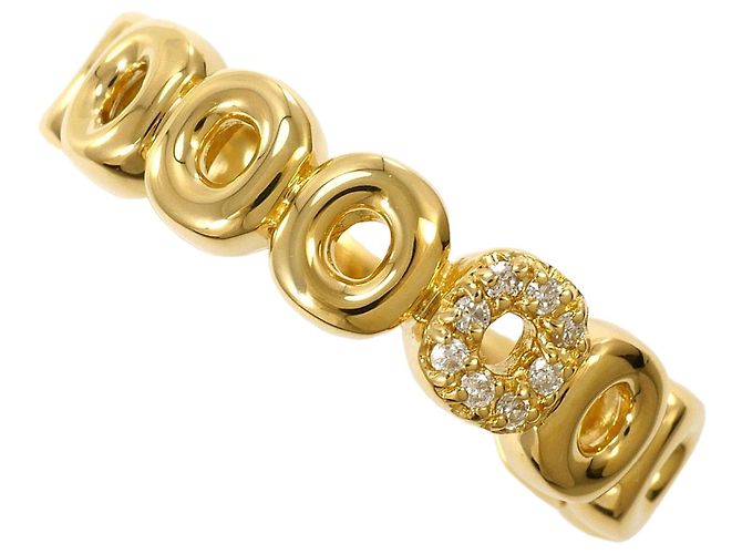 Autre Marque 18K Gelbgold Diamantring Golden