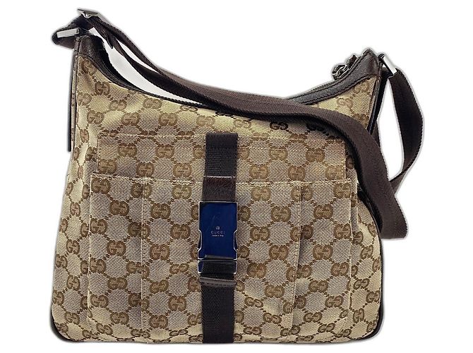 Borsa a tracolla Gucci beige
