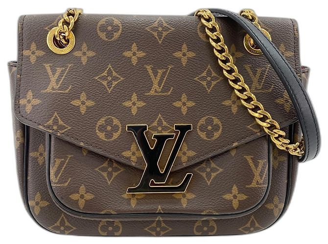 Borsa a Spalla Louis Vuitton Passy Marrone