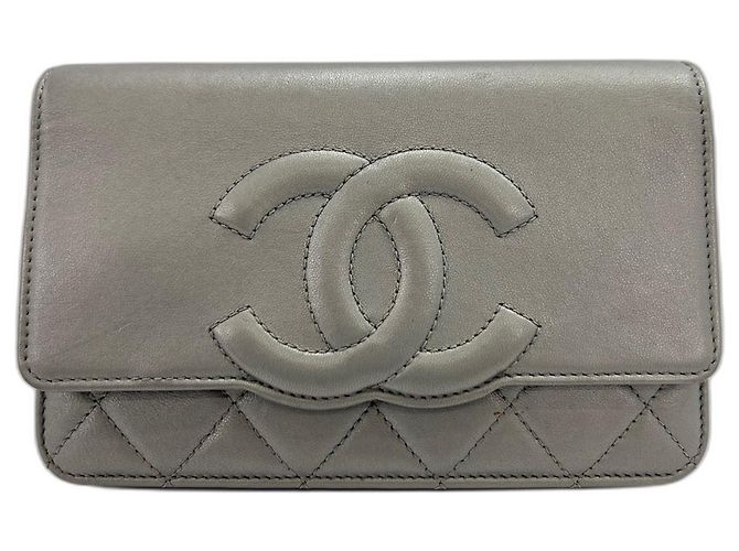 Borsa a Spalla Chanel Matelassé Argento