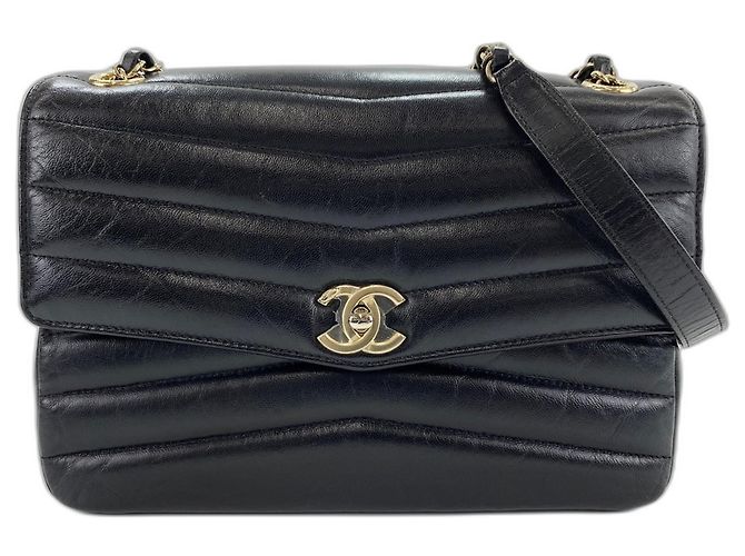 Borsa a tracolla Chanel nera Nero