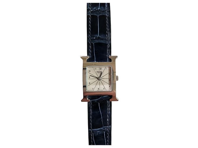 Relógio Hermès H Hour em Aço HH1.210 Hardware prateado