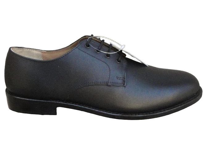 Autre Marque Scarpe Derby Iturri in Pelle Nera da Uomo Nero