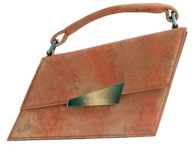 Acne Sac à bandoulière Distortion marron