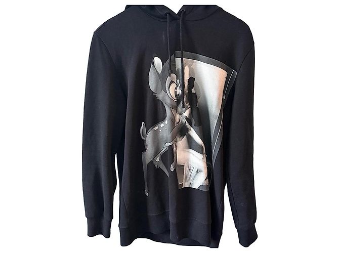 Sudadera Givenchy 17 AW Bambi Negro