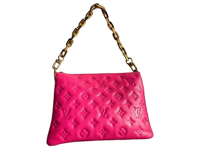 Louis Vuitton Pochette Coussin Monogram Empreinte Rosa