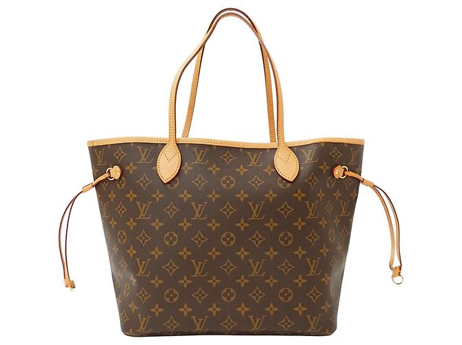 Louis Vuitton Monogram Canvas Tote Bag Braun Fuschia
