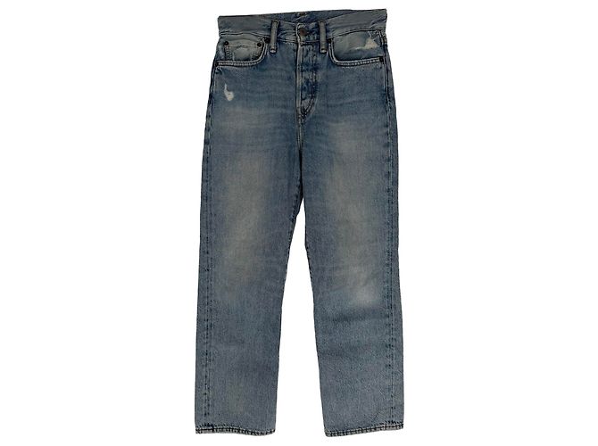 Jeans Acne Studios Distressed in cotone blu