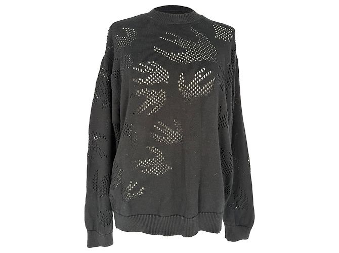 Autre Marque Felpa in maglia MCQ Alexander Mcqueen in cotone nero