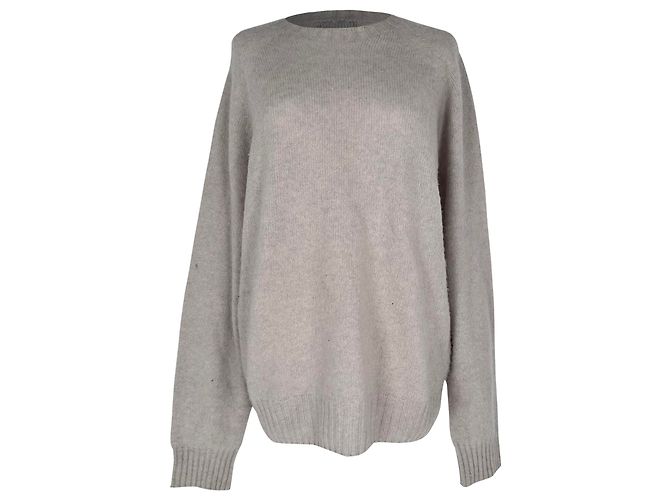 Tom Ford Strickpullover mit Rundhalsausschnitt aus Beige Kaschmir