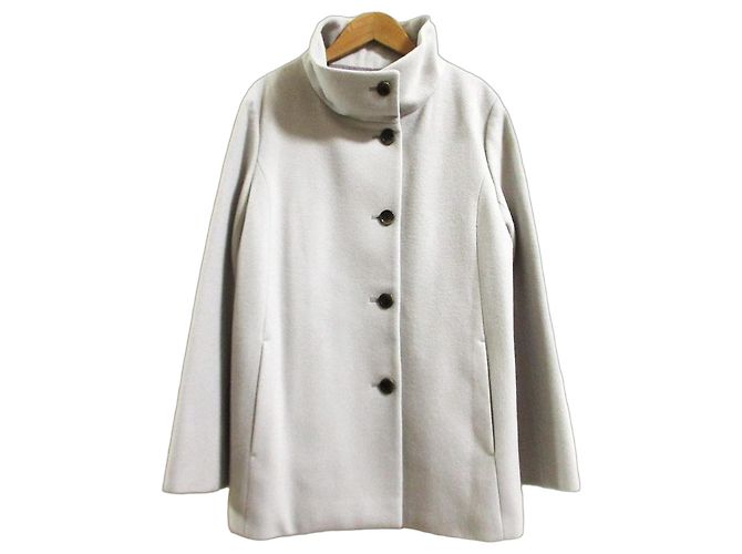 Autre Marque Reflect Angora Wool Coat Brown