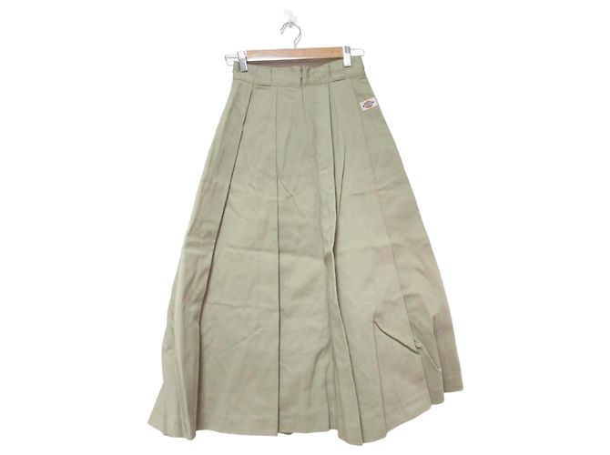 Autre Marque Plisierter Rock Dickies Beige
