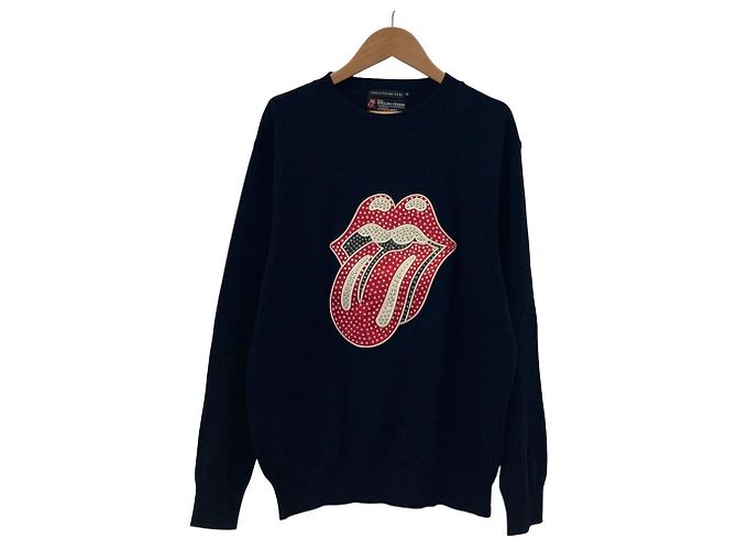 Autre Marque Hysteric Glamour Rolling Stones Studs Strickpullover Schwarz