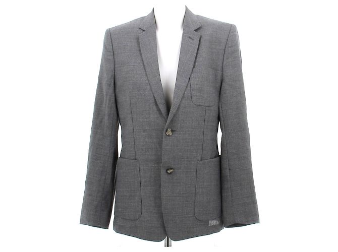 Ami Grey Wool Blazer