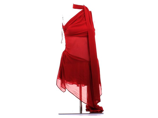 Autre Marque Kleid CYRIELLE in Rot